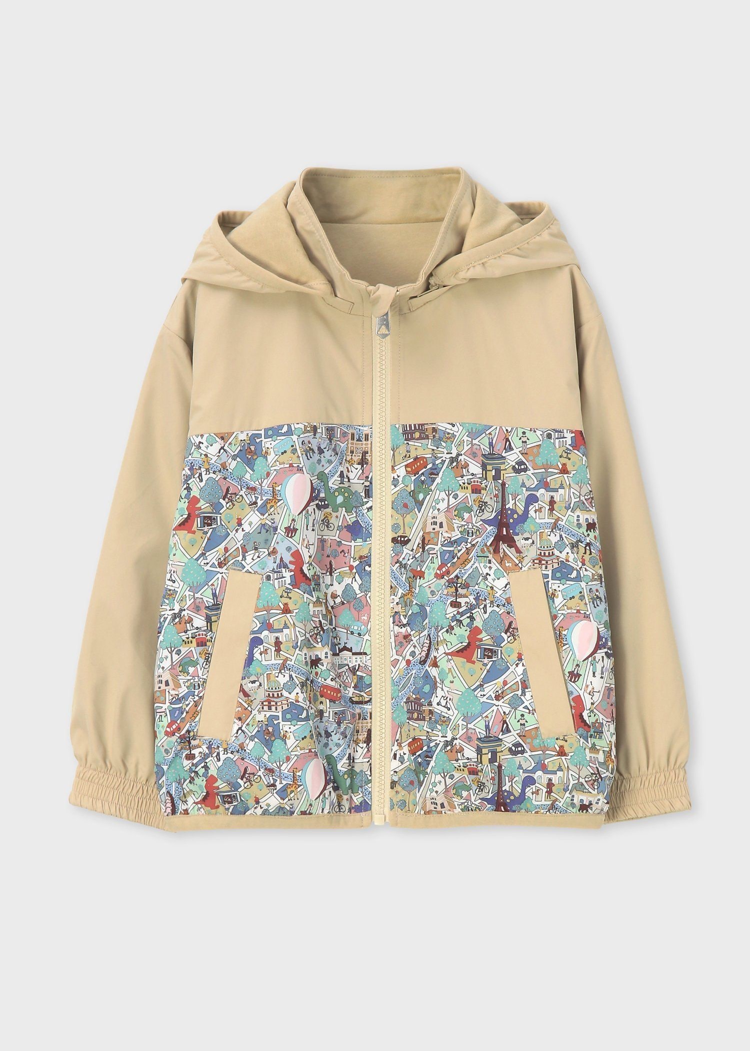 ジュニア リバーシブルジップ ブルゾン