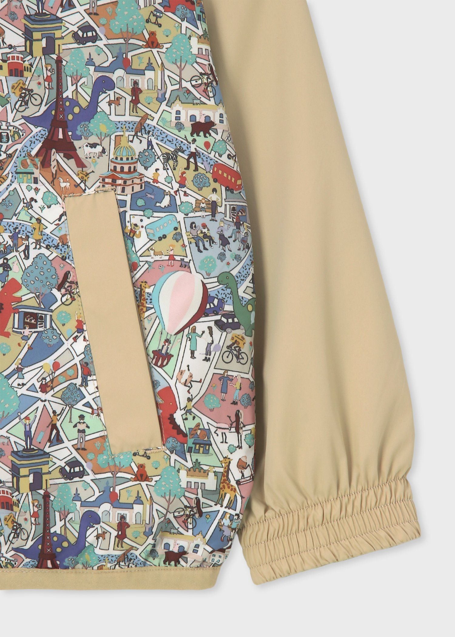 ジュニア リバーシブルジップ ブルゾン