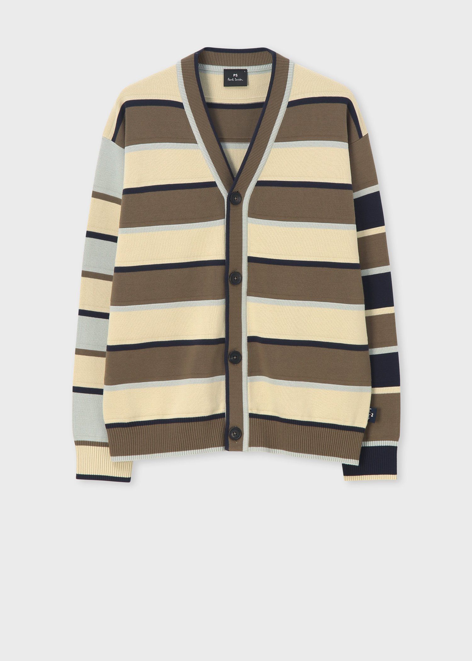 カラーミックスボーダー カーディガン