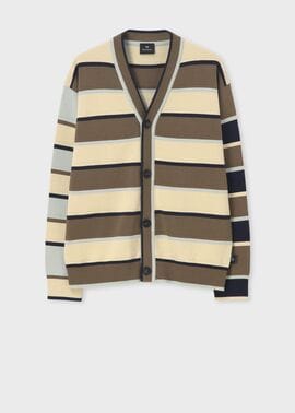 カラーミックスボーダー カーディガン