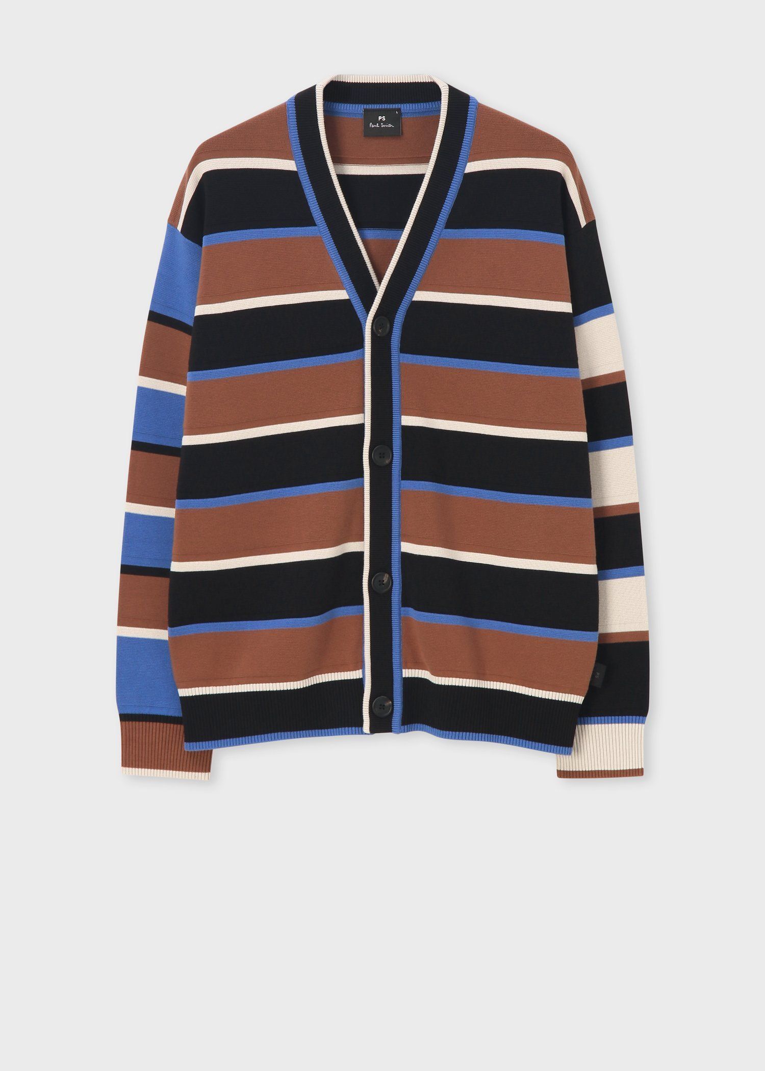 カラーミックスボーダー カーディガン