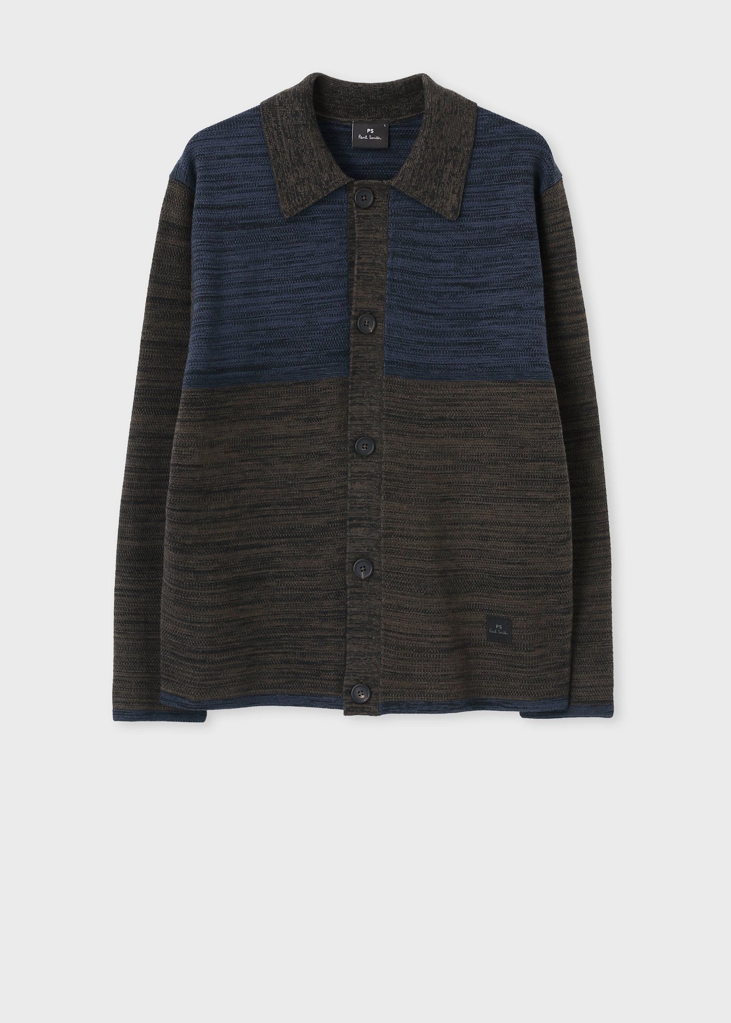 Paul smith コントラストカラーカーディガン　紺　L スムースカーデ Paul smith コントラストカラーカーディガン 紺 L スムースカーデ Paul