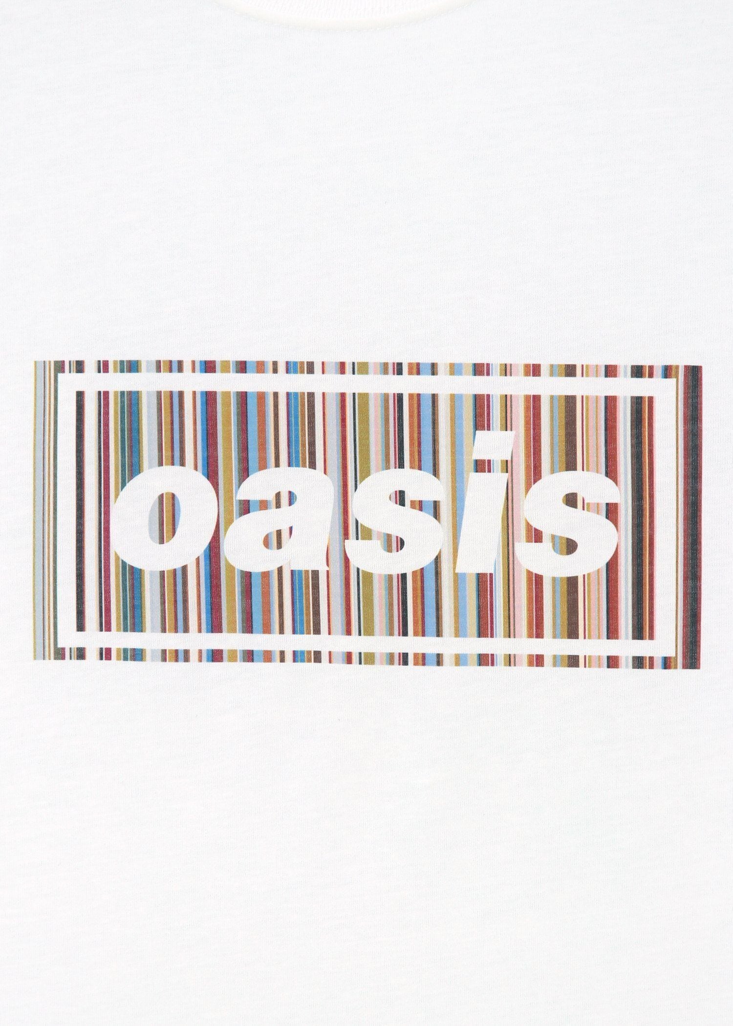 ウィメンズ Paul Smith × Oasis シグネチャーストライプロゴ Tシャツ