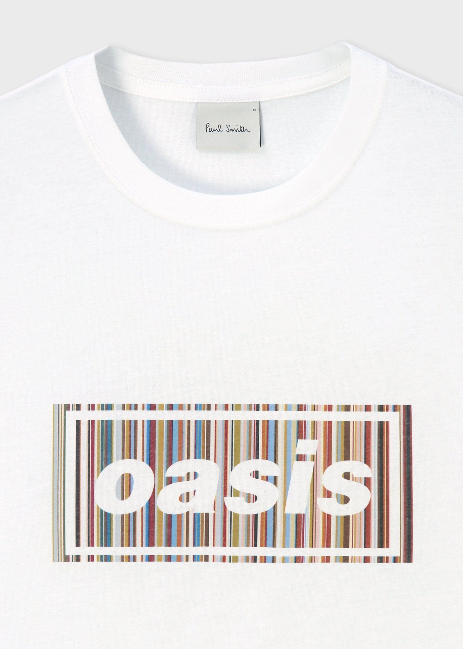 ウィメンズ Paul Smith × Oasis シグネチャーストライプロゴ Tシャツ