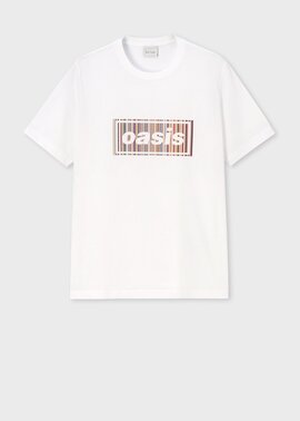 ウィメンズ Paul Smith × Oasis シグネチャーストライプロゴ Tシャツ