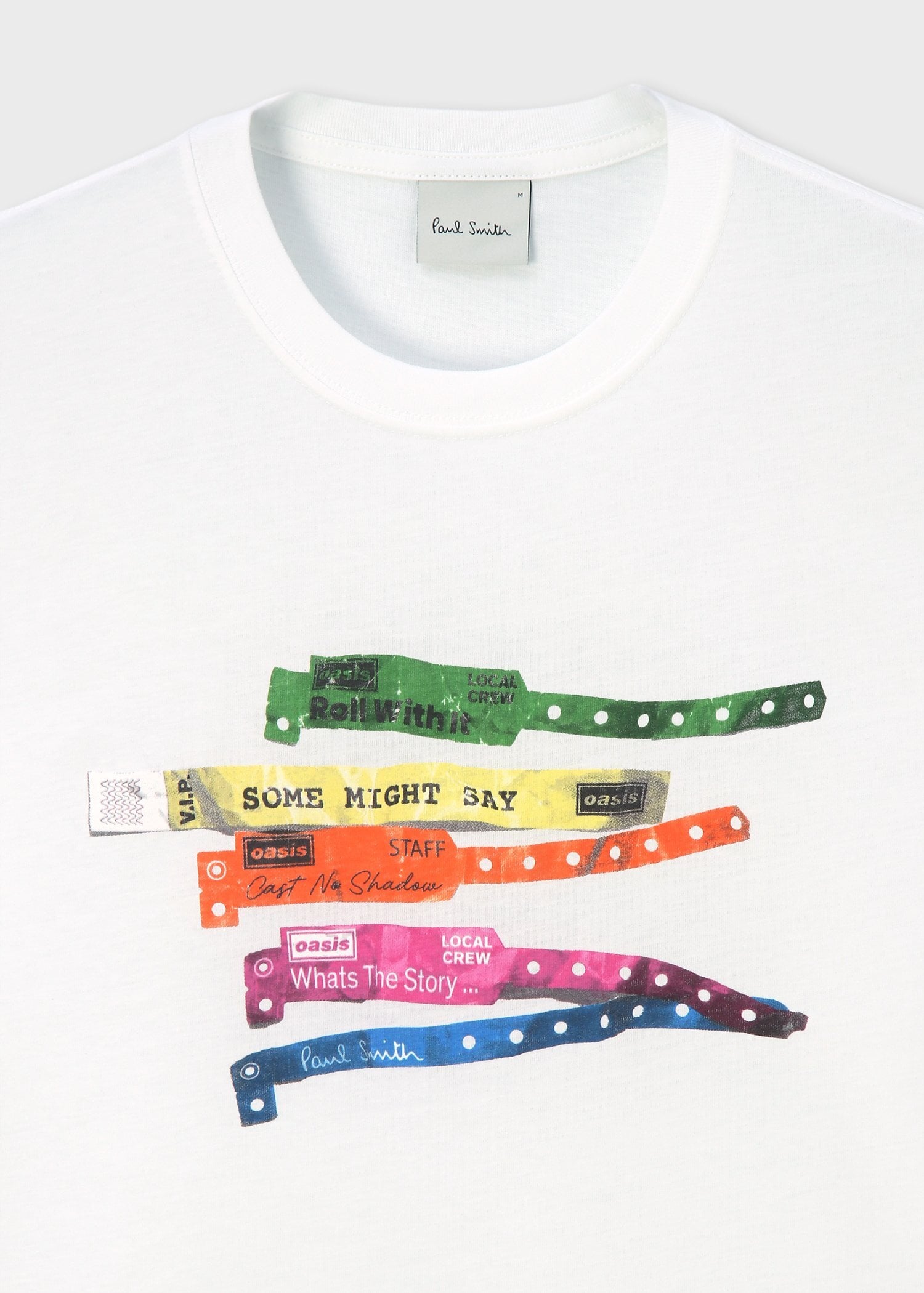 ウィメンズ Paul Smith × Oasis リストバンド Tシャツ