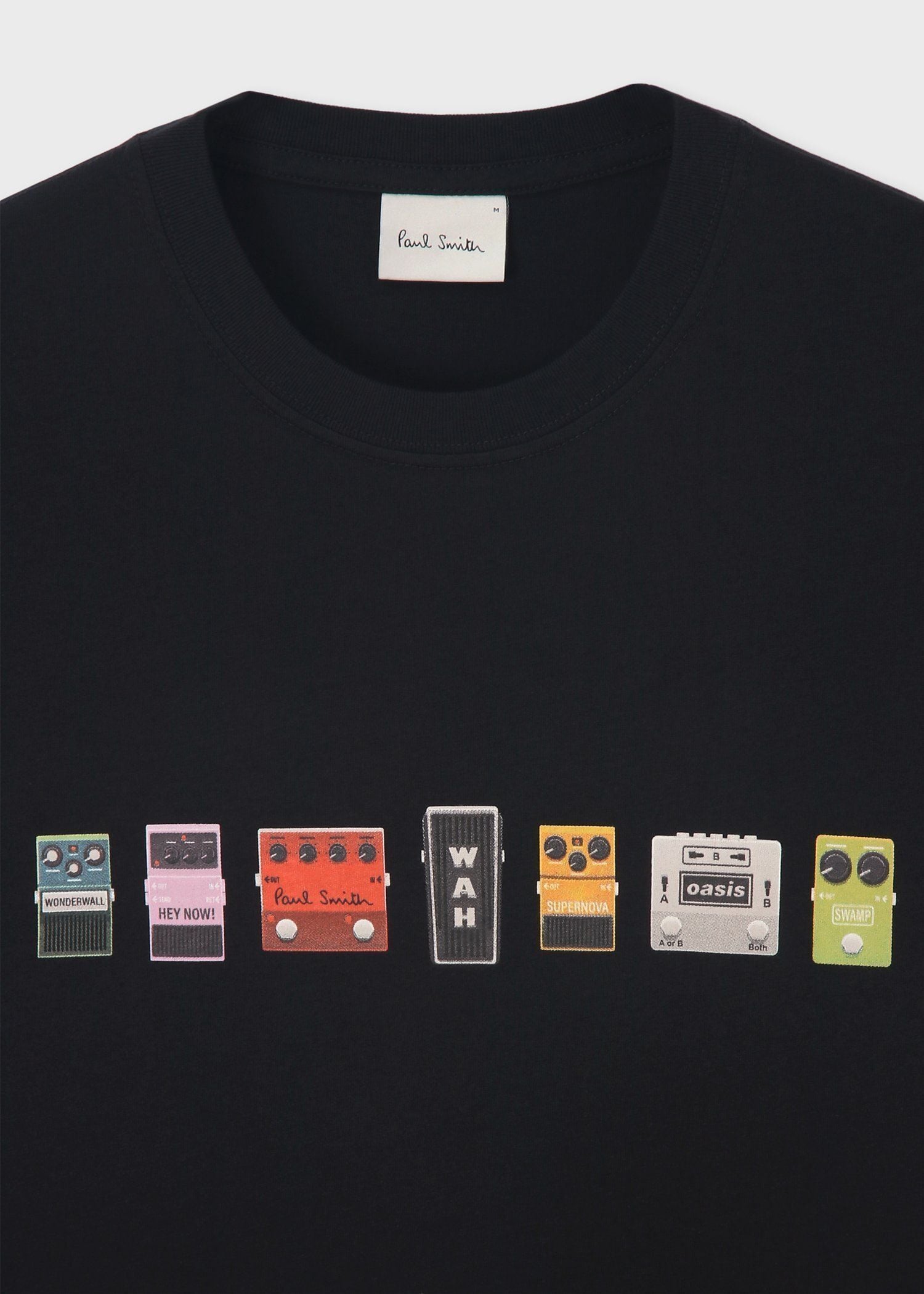 ウィメンズ Paul Smith × Oasis ギターペダル Tシャツ