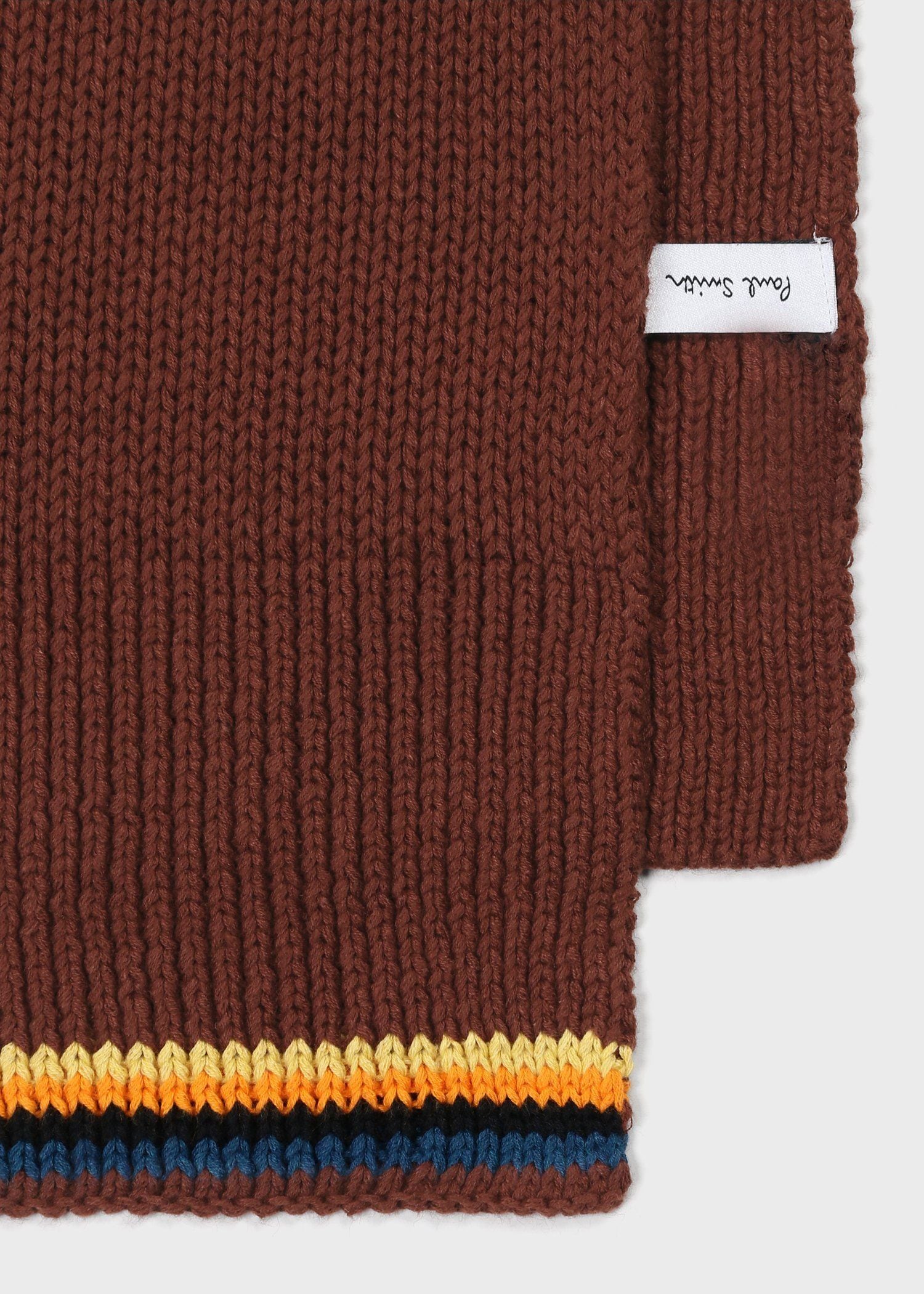 アーティストストライプ ニットスカーフ