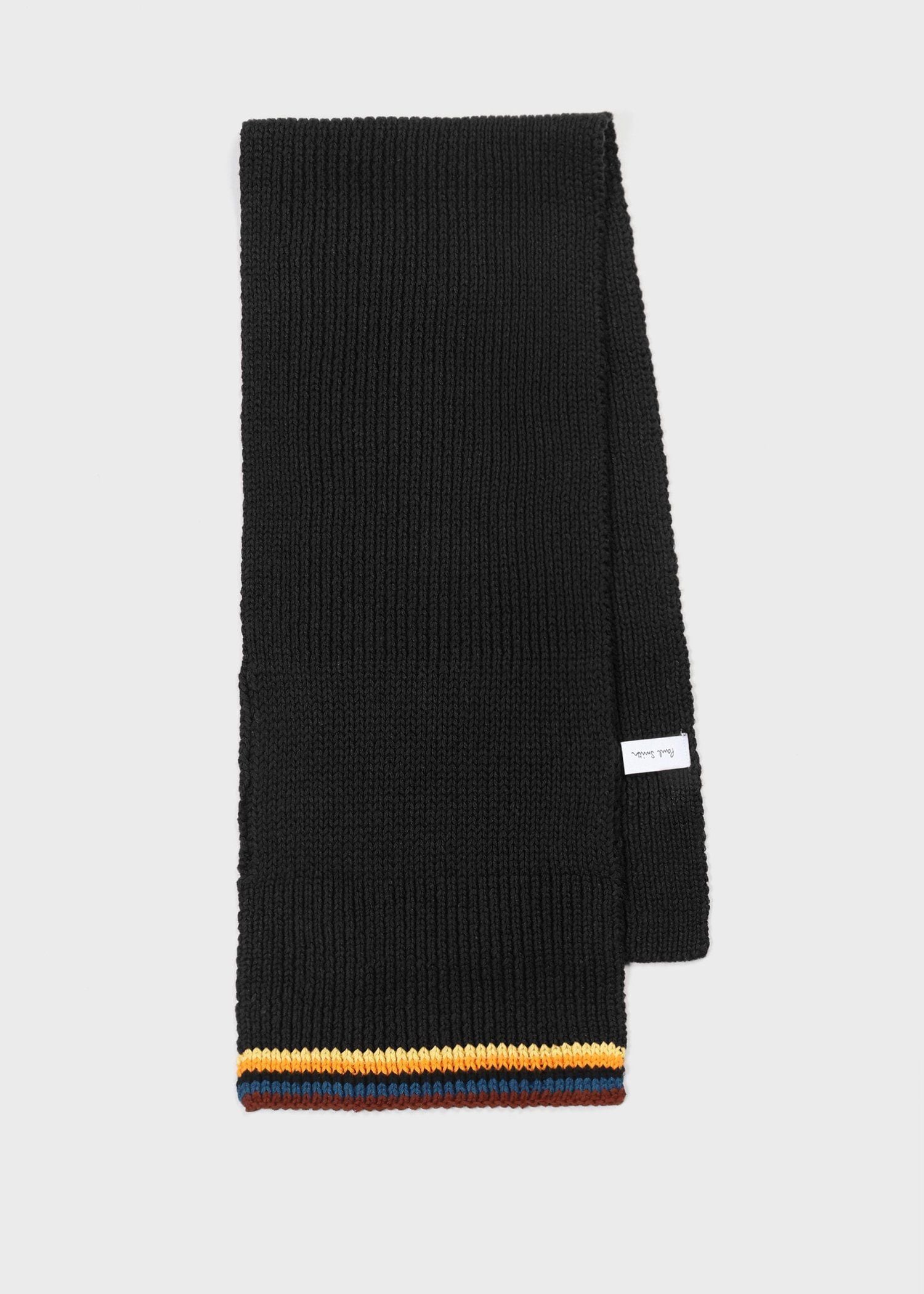 アーティストストライプ ニットスカーフ