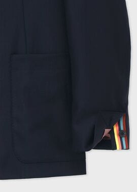 ソリッド ウールストレッチ ジャケット 'A Suit To Travel In