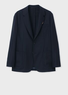 ソリッド ウールストレッチ ジャケット 'A Suit To Travel In'
