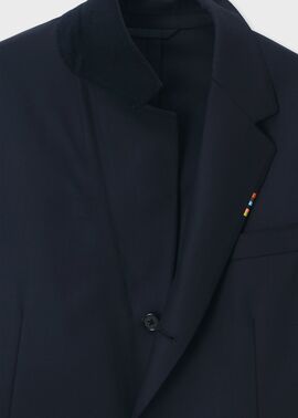 ソリッド ウールストレッチ ジャケット 'A Suit To Travel In