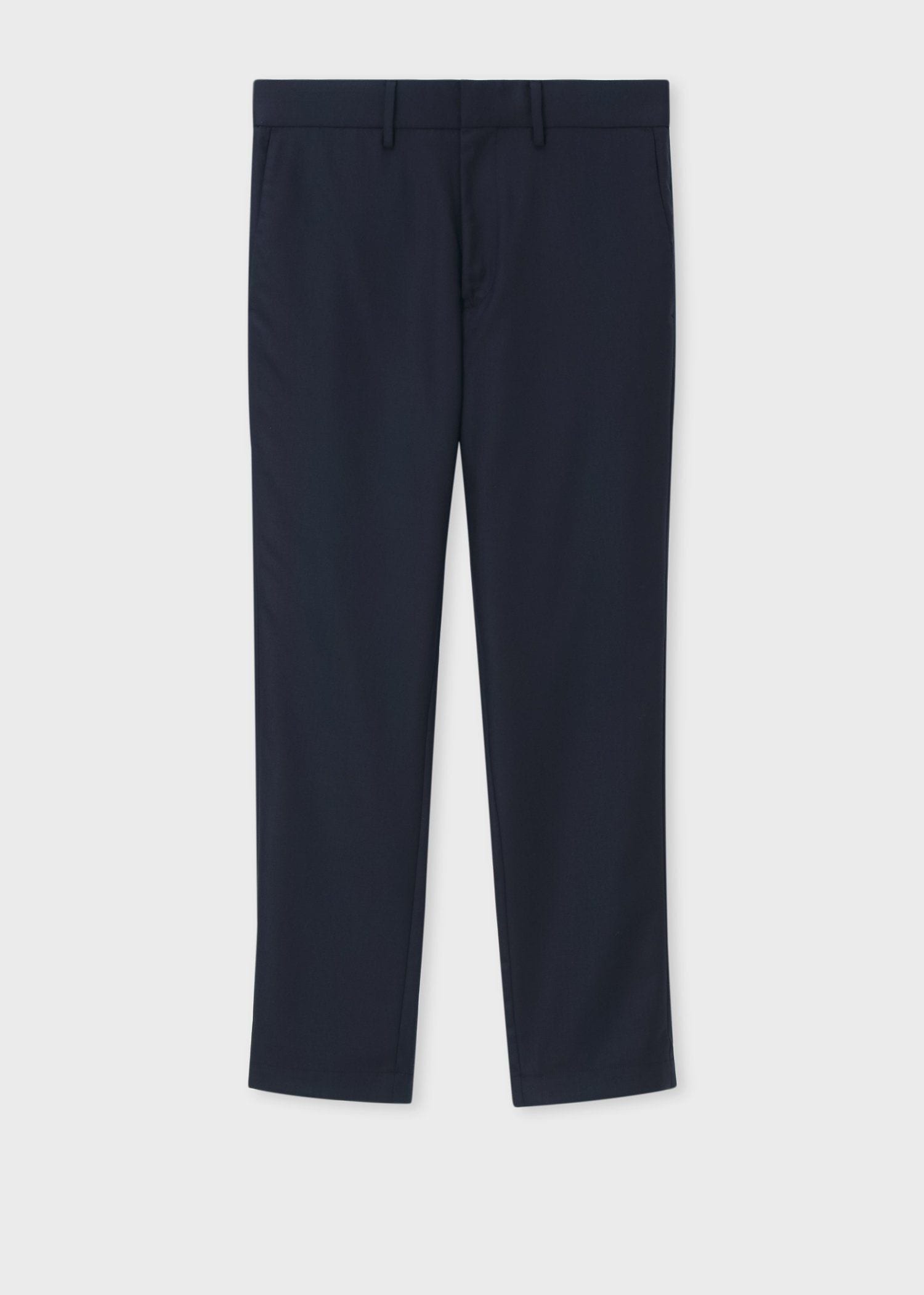 ソリッド ウールストレッチ テーパード トラウザーズ 'A Suit To