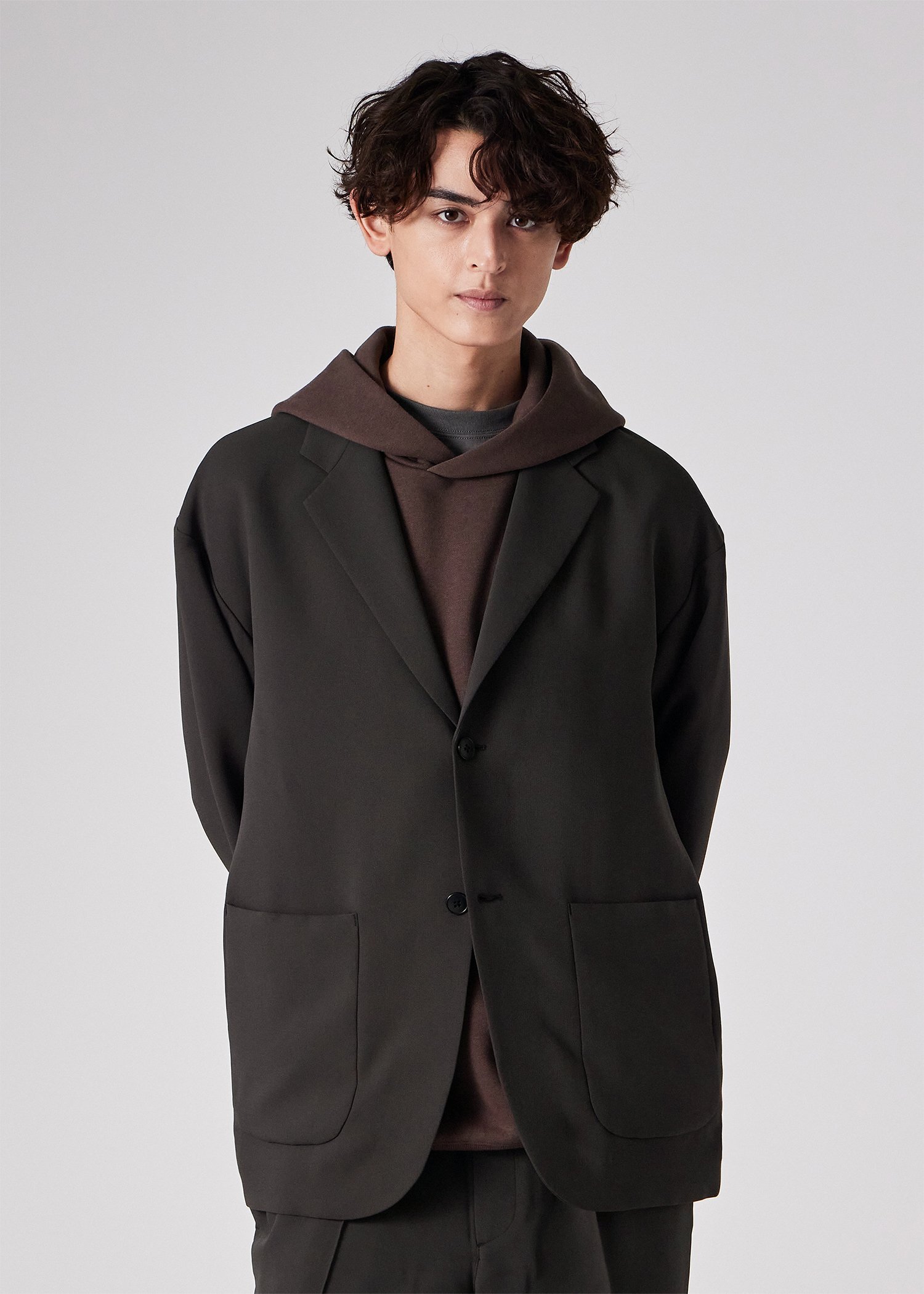 Paul Smith ダークグレー ジャケット パフォーマンスストレッチ 2Bジャケット（ダークグレー