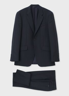 オルタネイトストライプ シングル2Bスーツ