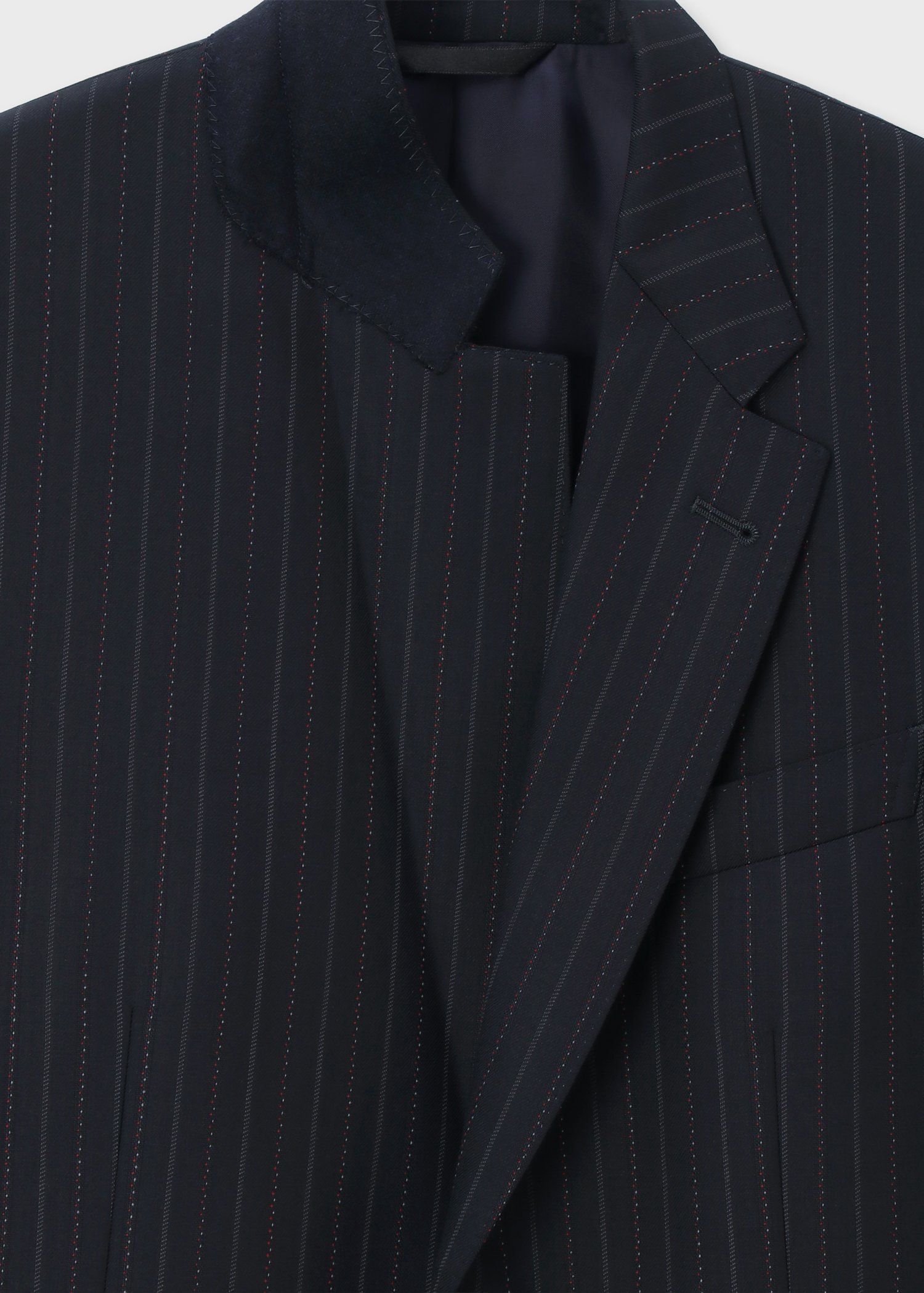 オルタネイトストライプ シングル2Bスーツ（ネイビー） ｜ポール・スミス