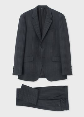 オルタネイトストライプ シングル2Bスーツ