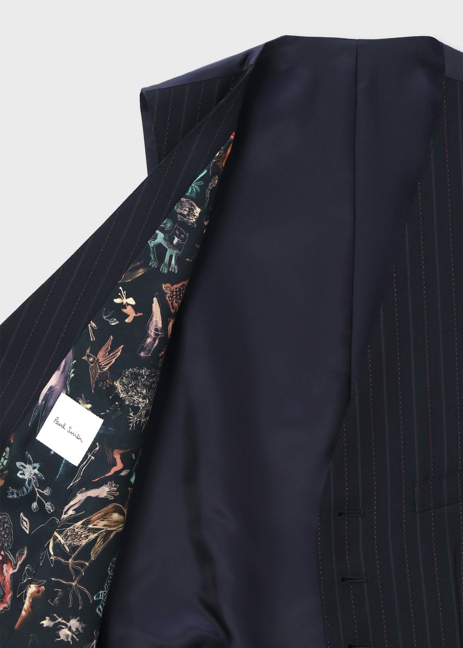 【美品】ポールスミス セットアップ ペイズリー柄 3ピース ストライプ ブラック 美品】ポールスミス セットアップ ペイズリー柄 3ピース ストライプ