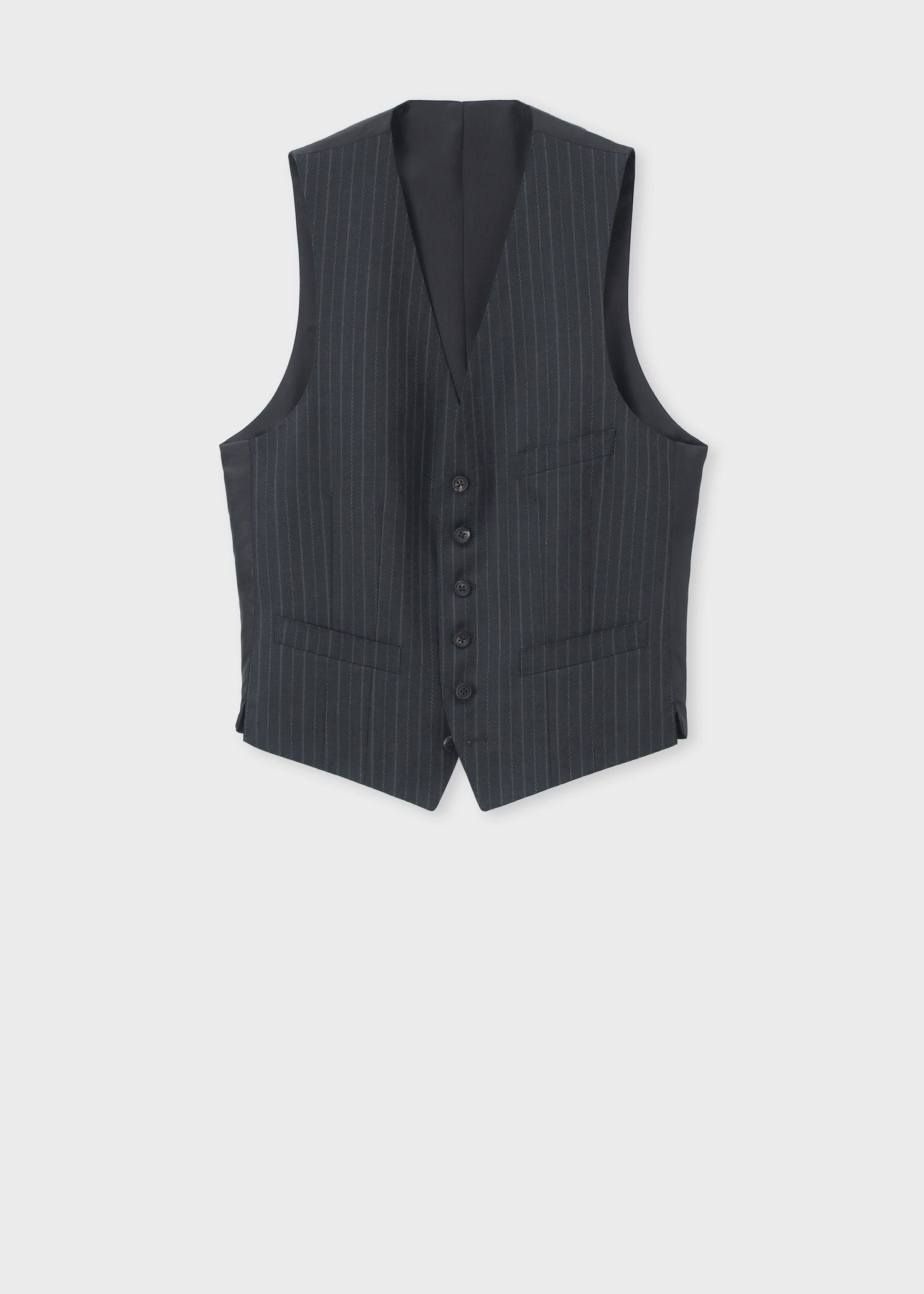 オルタネイトストライプ 6Bベスト（ネイビー） ｜ポール・スミス