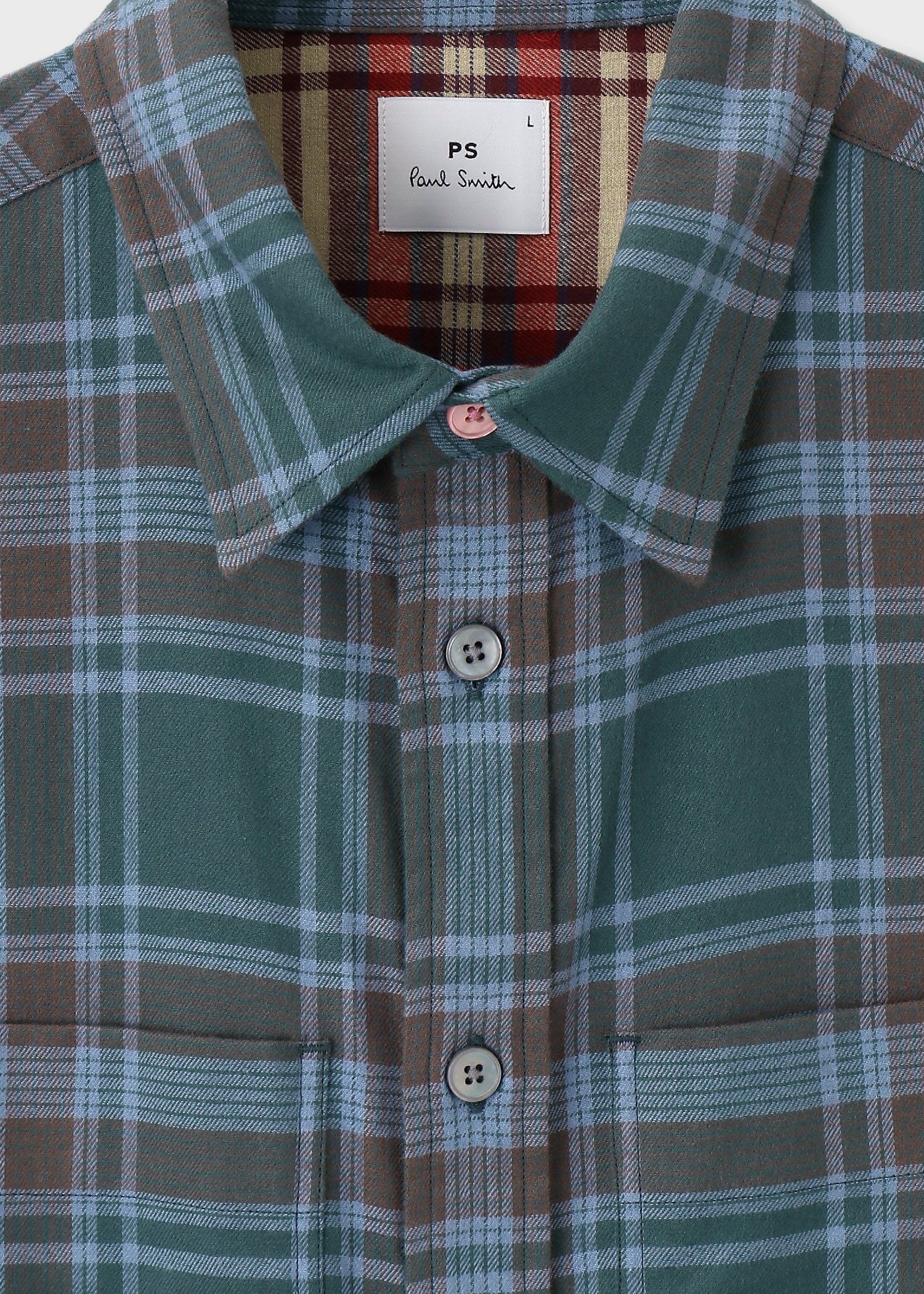 フランネルタータンチェック カジュアルシャツ