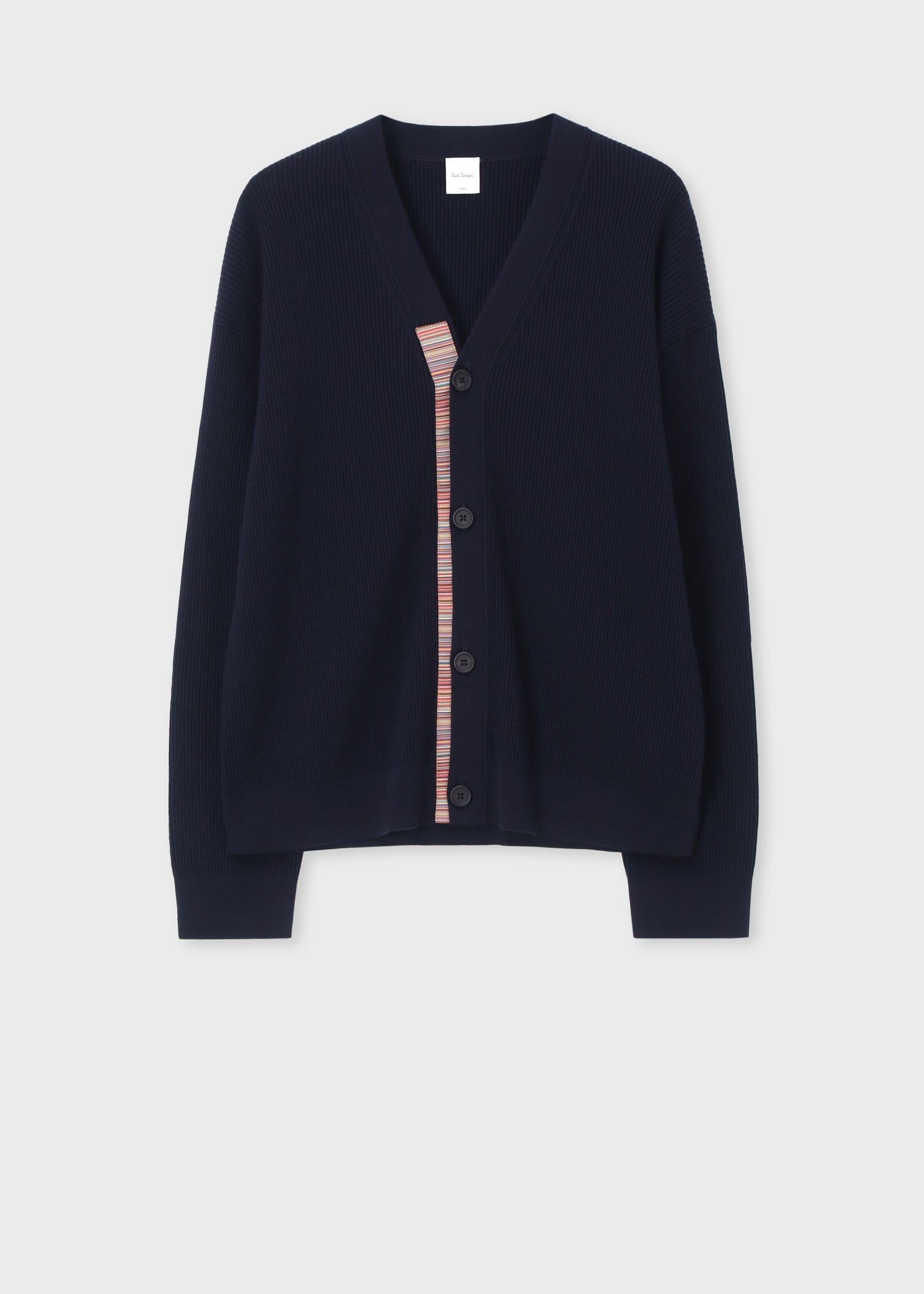 シグネチャーストライプテープ カーディガン