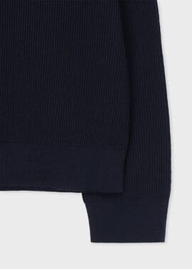 シグネチャーストライプテープ カーディガン（ネイビー） ｜ポール・スミス