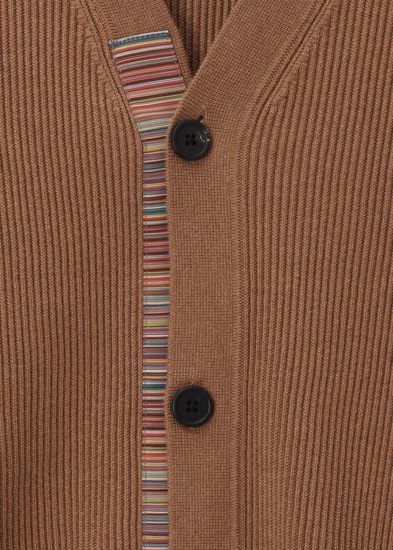 シグネチャーストライプテープ カーディガン