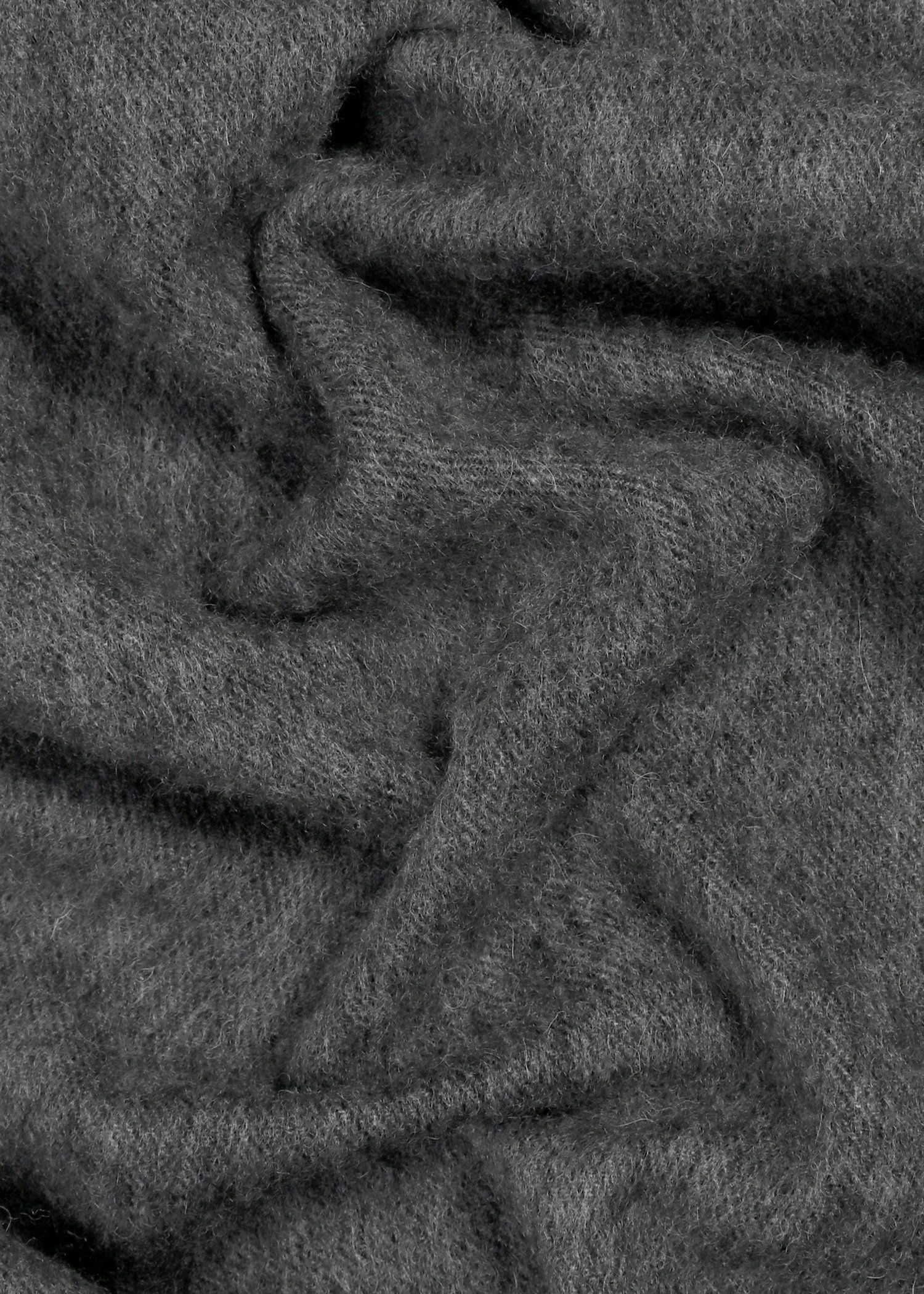 "Cropped Logo" カシミヤブレンド マフラー