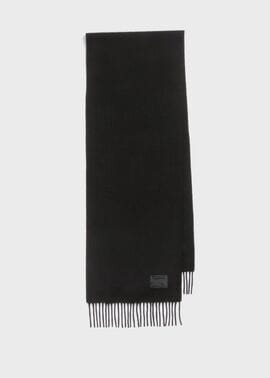 "Cropped Logo" カシミヤブレンド マフラー