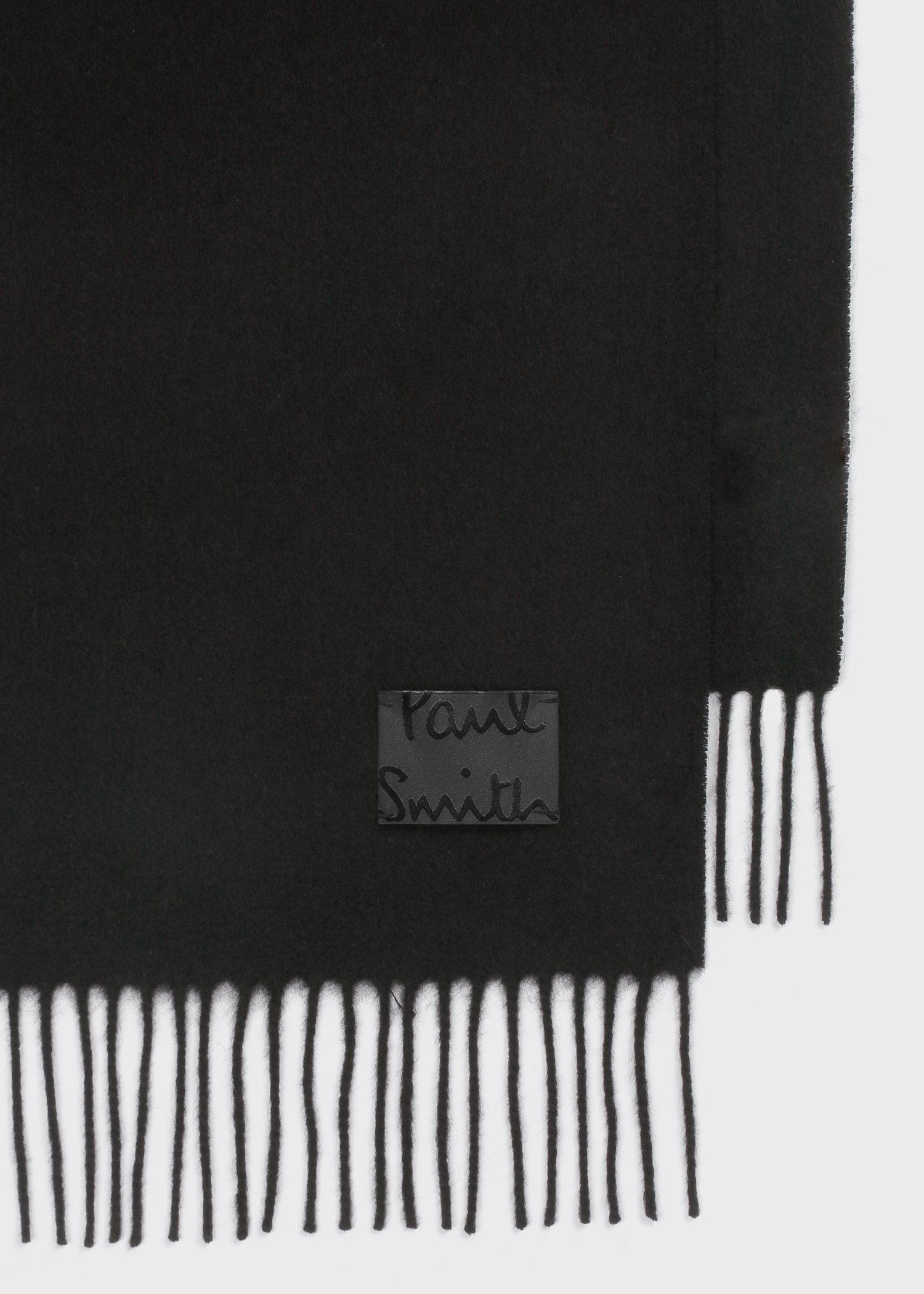 "Cropped Logo" カシミヤブレンド マフラー