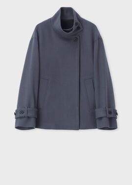 ウィメンズ "Field Flowers" スタンドカラー ショートコート