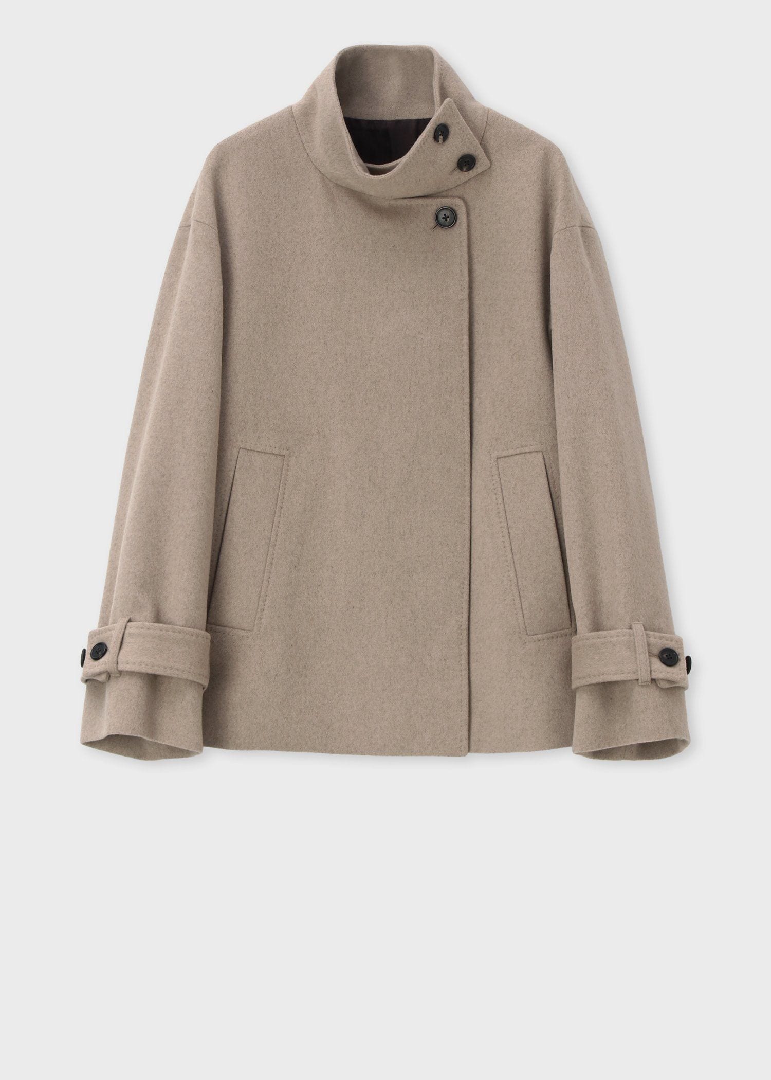 ウィメンズ "Field Flowers" スタンドカラー ショートコート