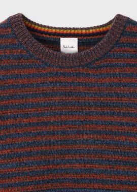 メランジボーダー クルーネックニット ｜ポール・スミス