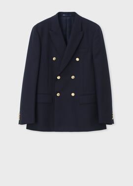 メタルボタン 6Bダブルブレスト ブレザー ｜ポール・スミス