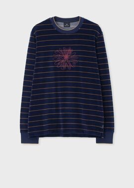 マスターマインドワールド★19AW バックスカルベロアボーダーカットソー マスターマインドワールド☆19AW バックスカルベロアボーダー