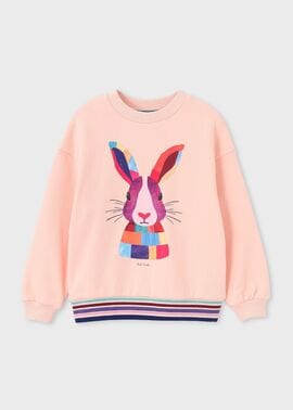 ガールズ グラフィックラビット スウェット
