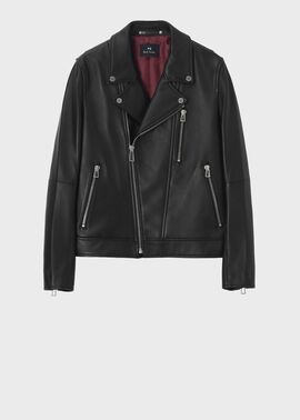 シープスキン ダブルライダースジャケット ｜ポール・スミス