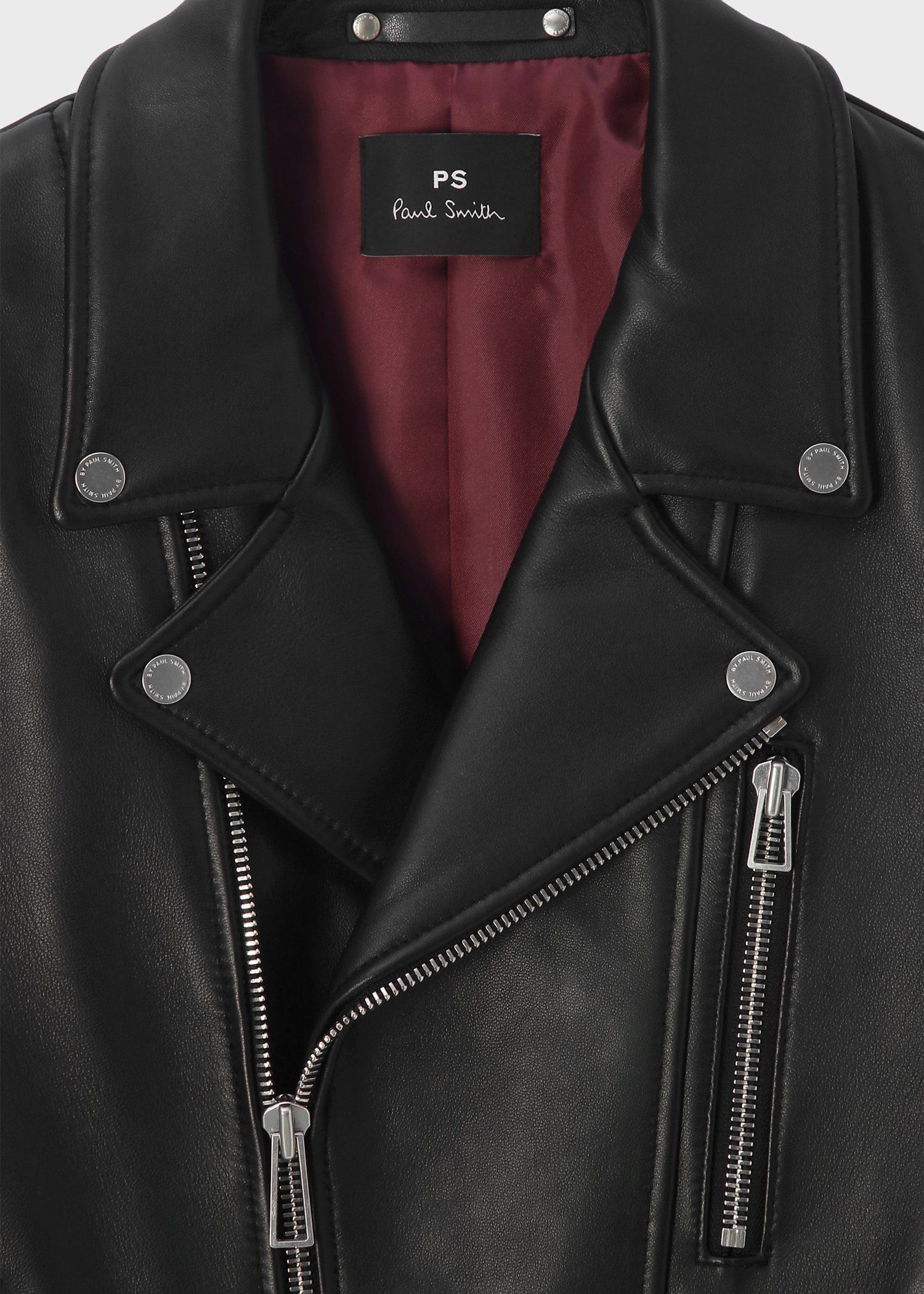 シープスキン ダブルライダースジャケット ｜ポール・スミス