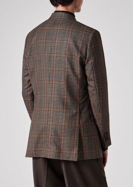 クラシックガンクラブチェック 2Bダブルブレストジャケット ｜ポール