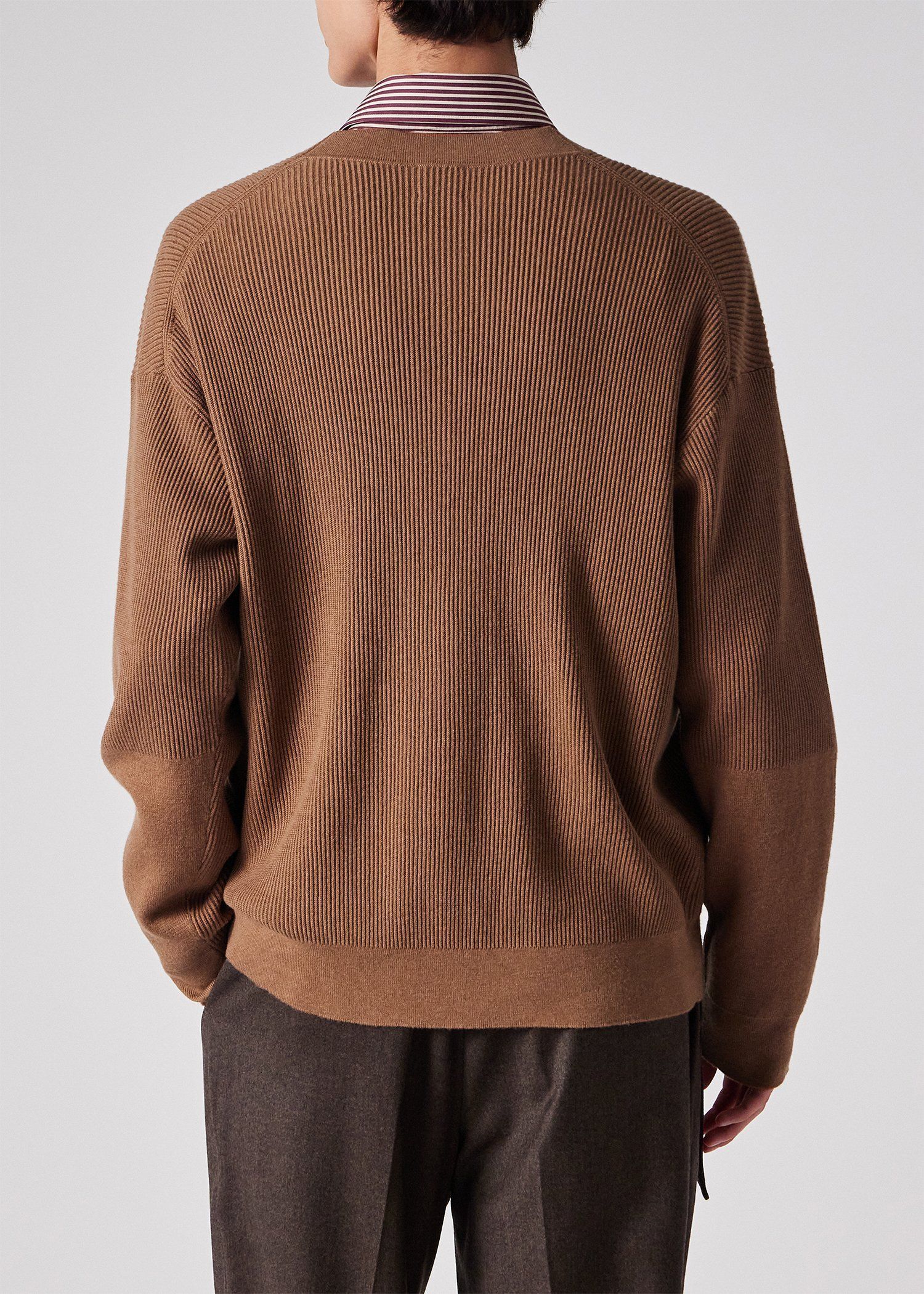 シグネチャーストライプテープ カーディガン