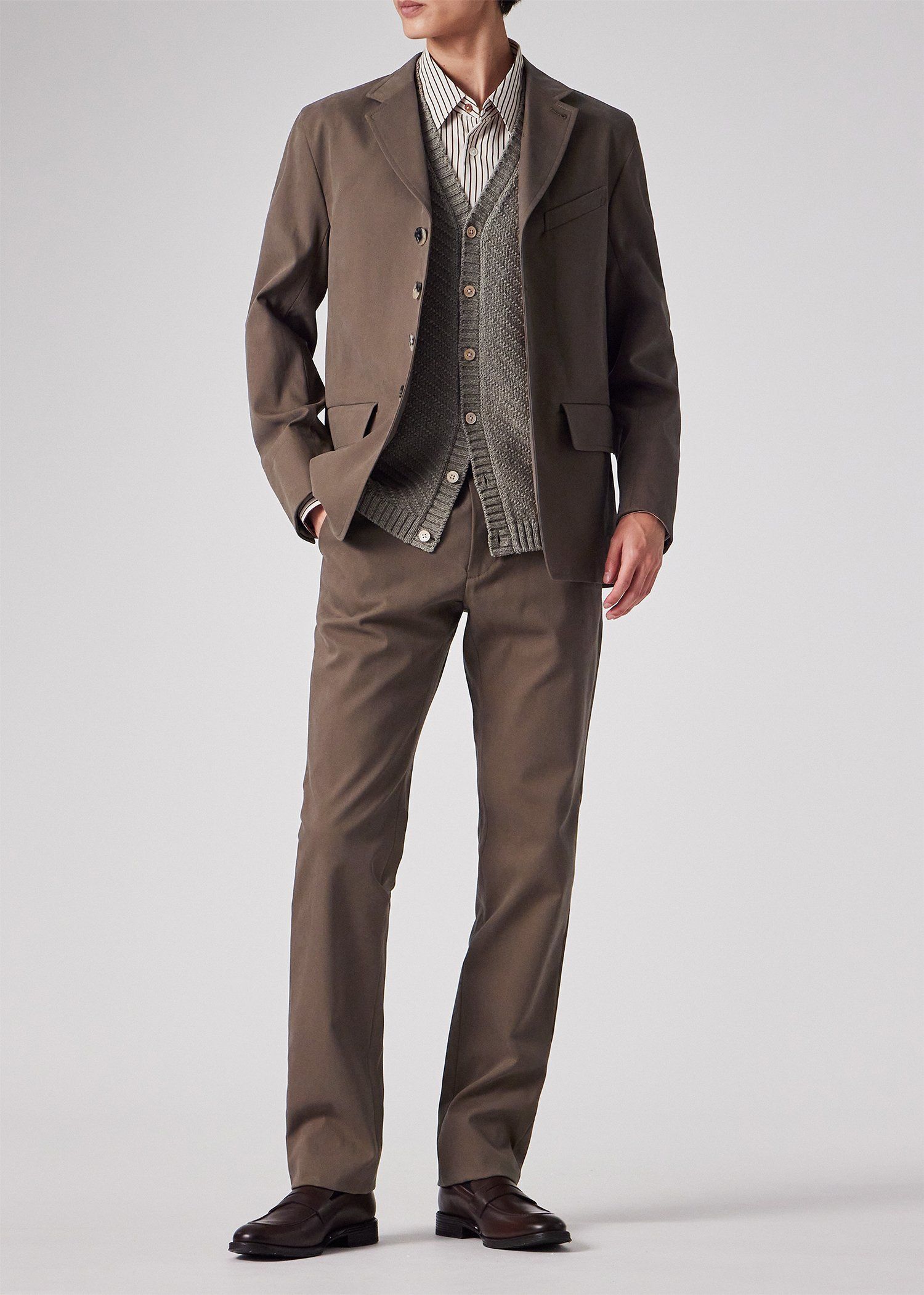 ソリッドコットン 4B ジャケット