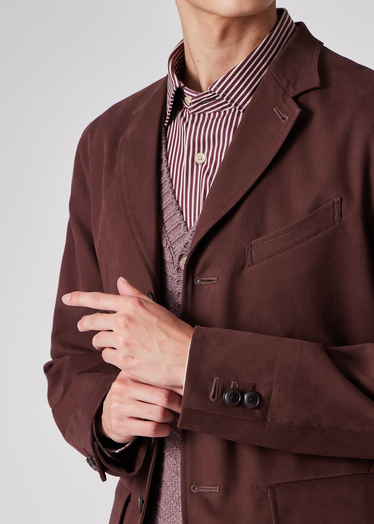 ソリッドコットン 4B ジャケット