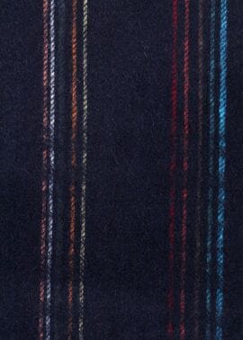 ポールスミス　カシミヤマフラー ランダムストライプ カシミヤ マフラー（ネイビー） ｜ポール・スミス