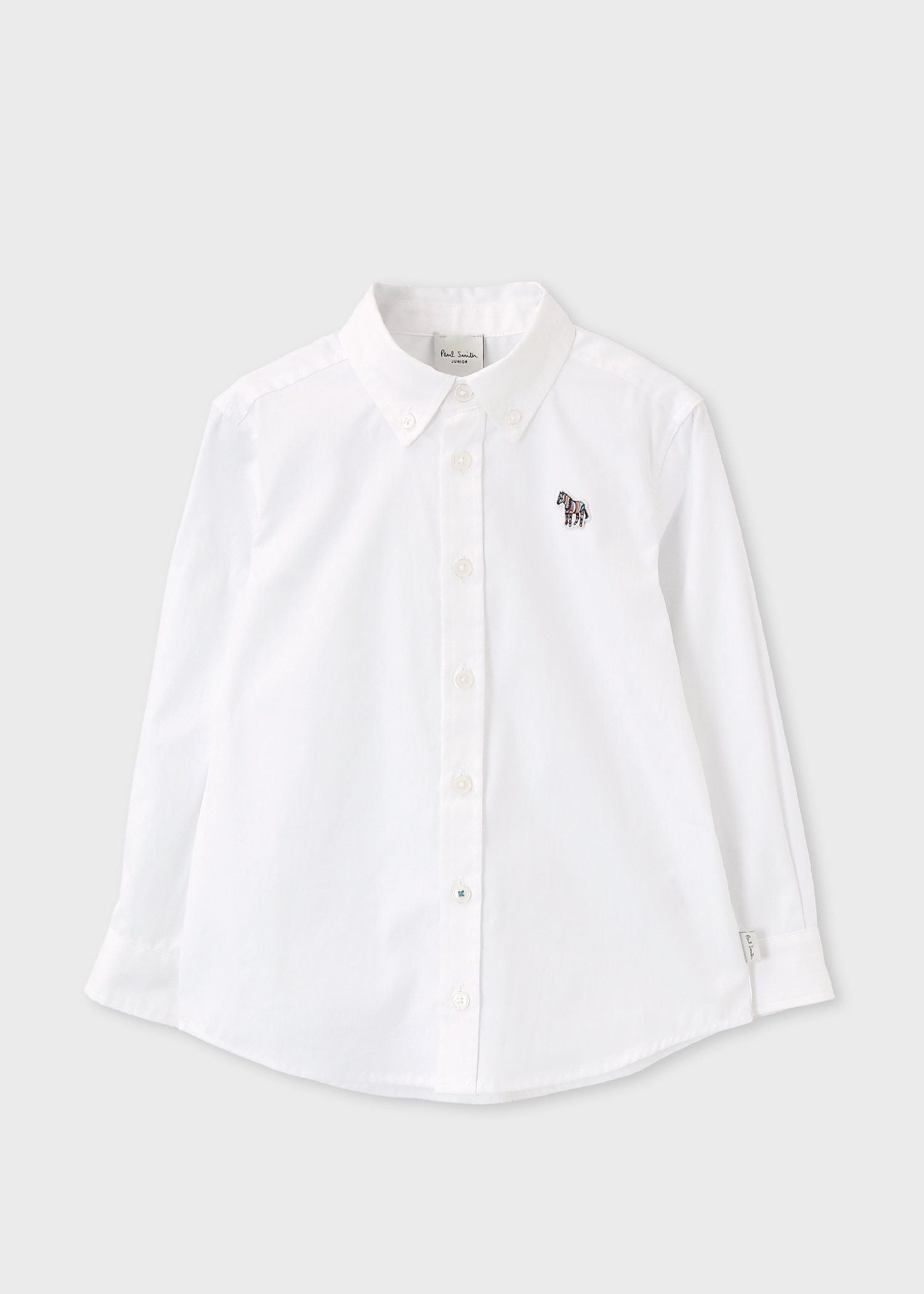 ジュニア ゼブラボタンダウン シャツ