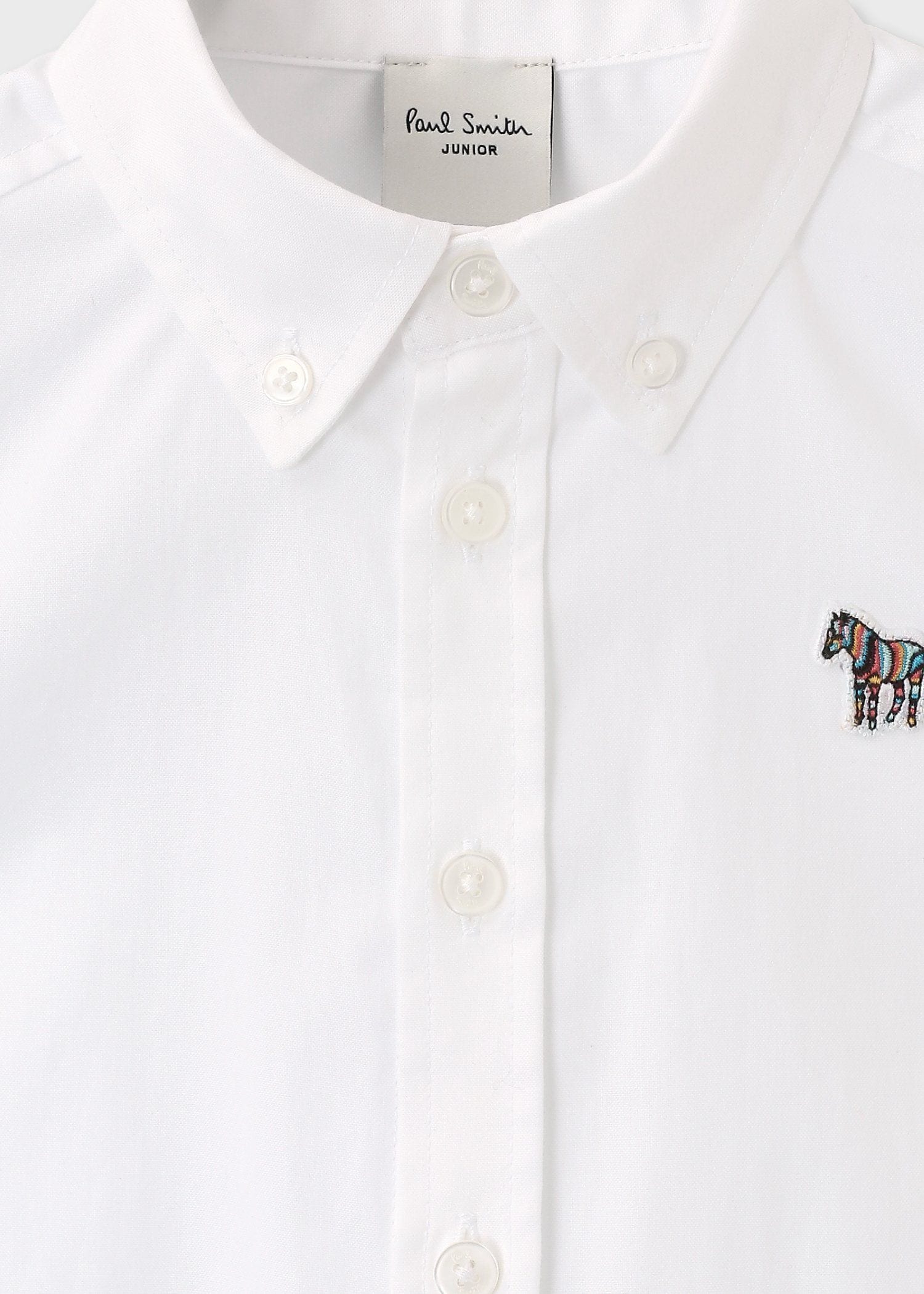 ジュニア ゼブラボタンダウン シャツ