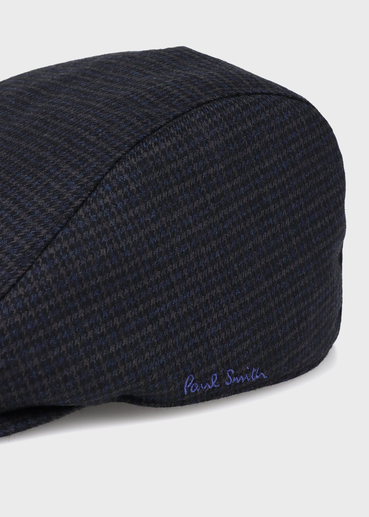 ポールスミス PAUL SMITH ハンチング帽 メンズ　紳士　ブラック ウールチェック ハンチング ｜ポール・スミス