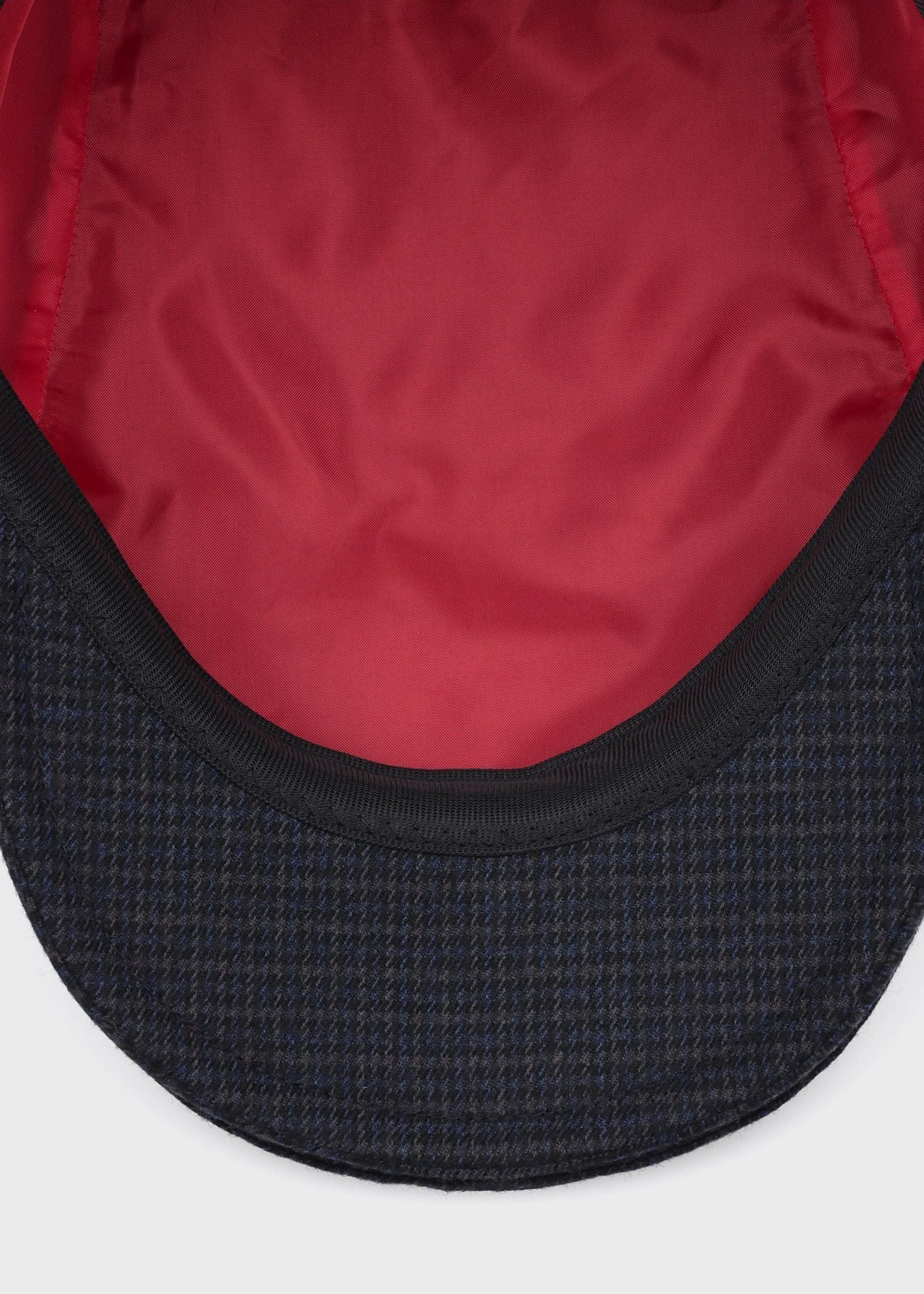 ウールチェック ハンチング