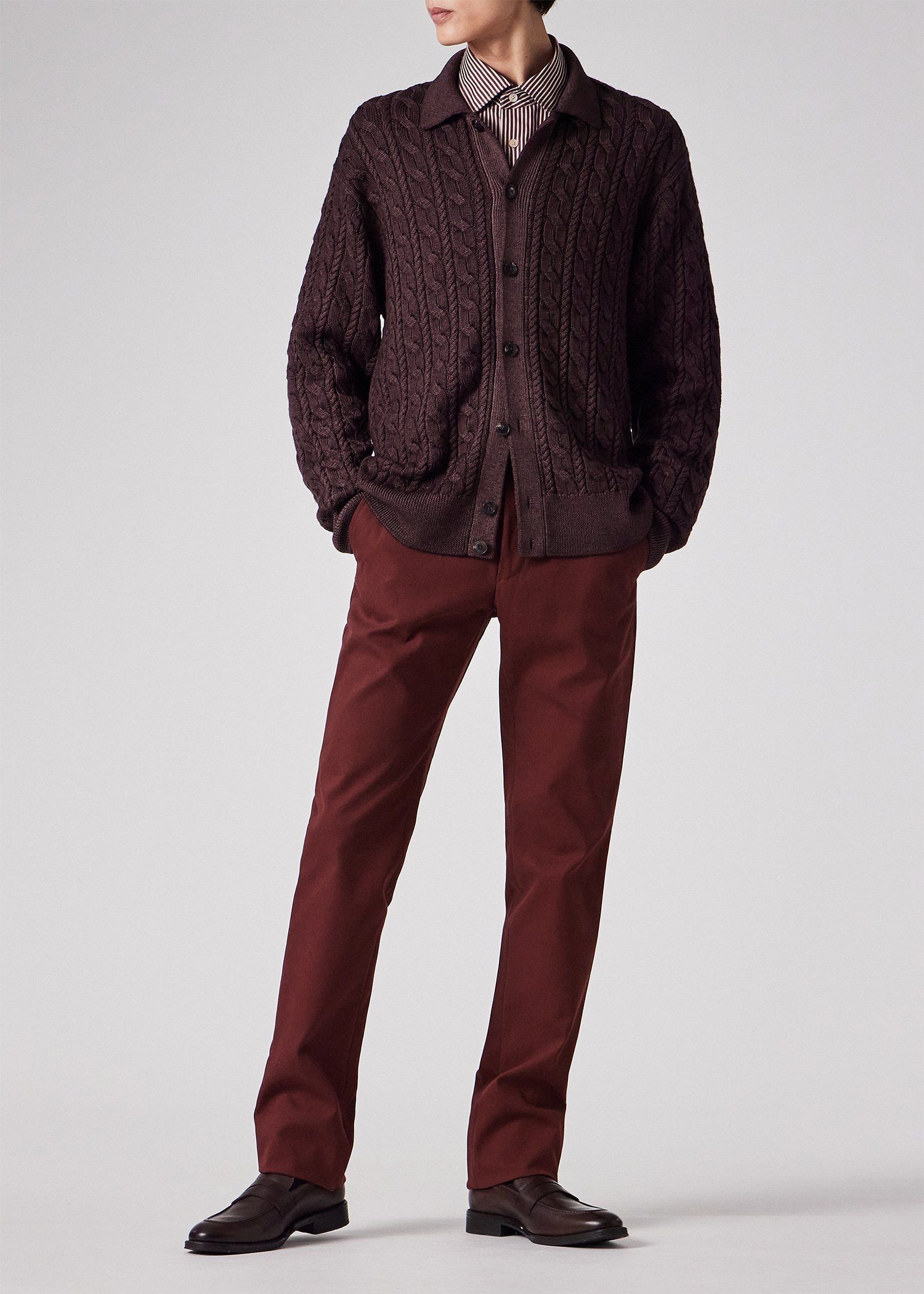 メランジダイ モダンカラード カーディガン