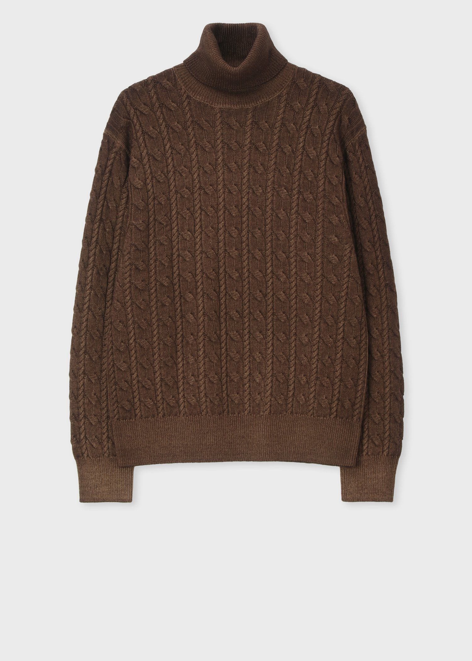 メランジダイ タートルネックニット（ボルドー） ｜ポール・スミス