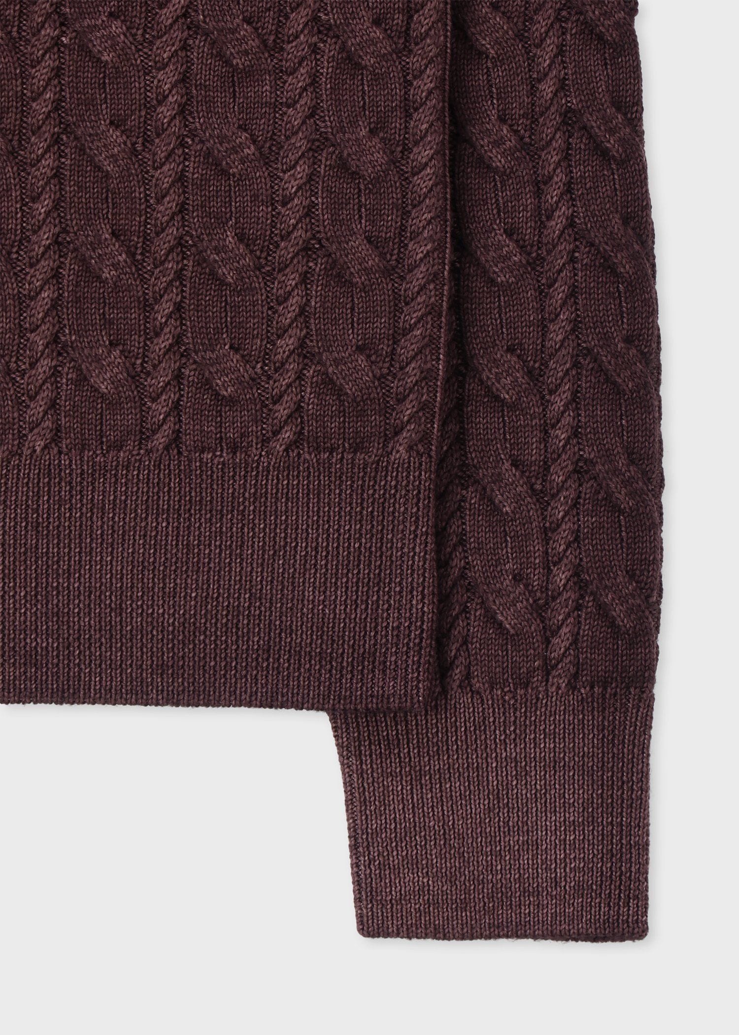 メランジダイ タートルネックニット（ボルドー） ｜ポール・スミス